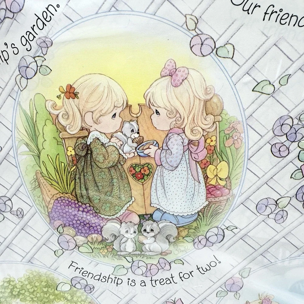 10 Packs SEALED NEW Hallmark Precious Moments Wrapping Paper Friends Friendship